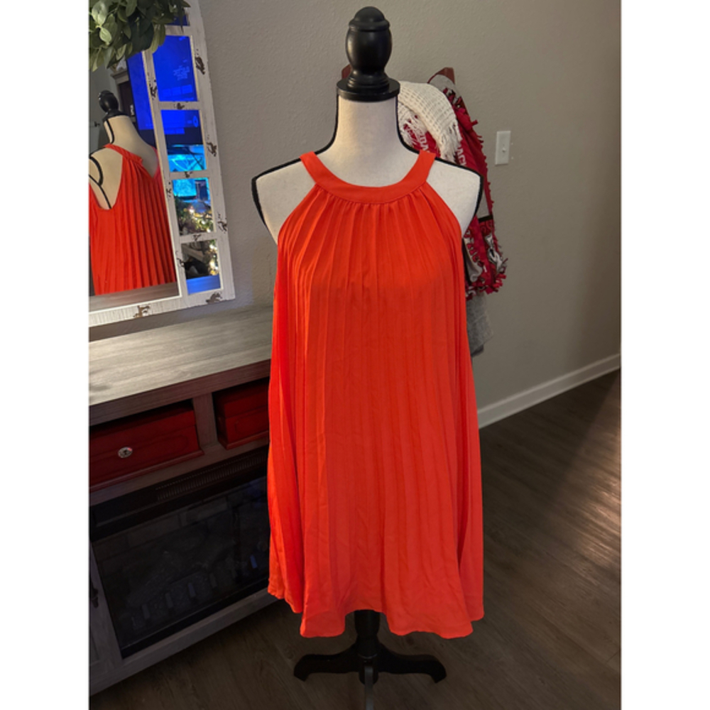 Fashion brand Orange flowy dress NWT